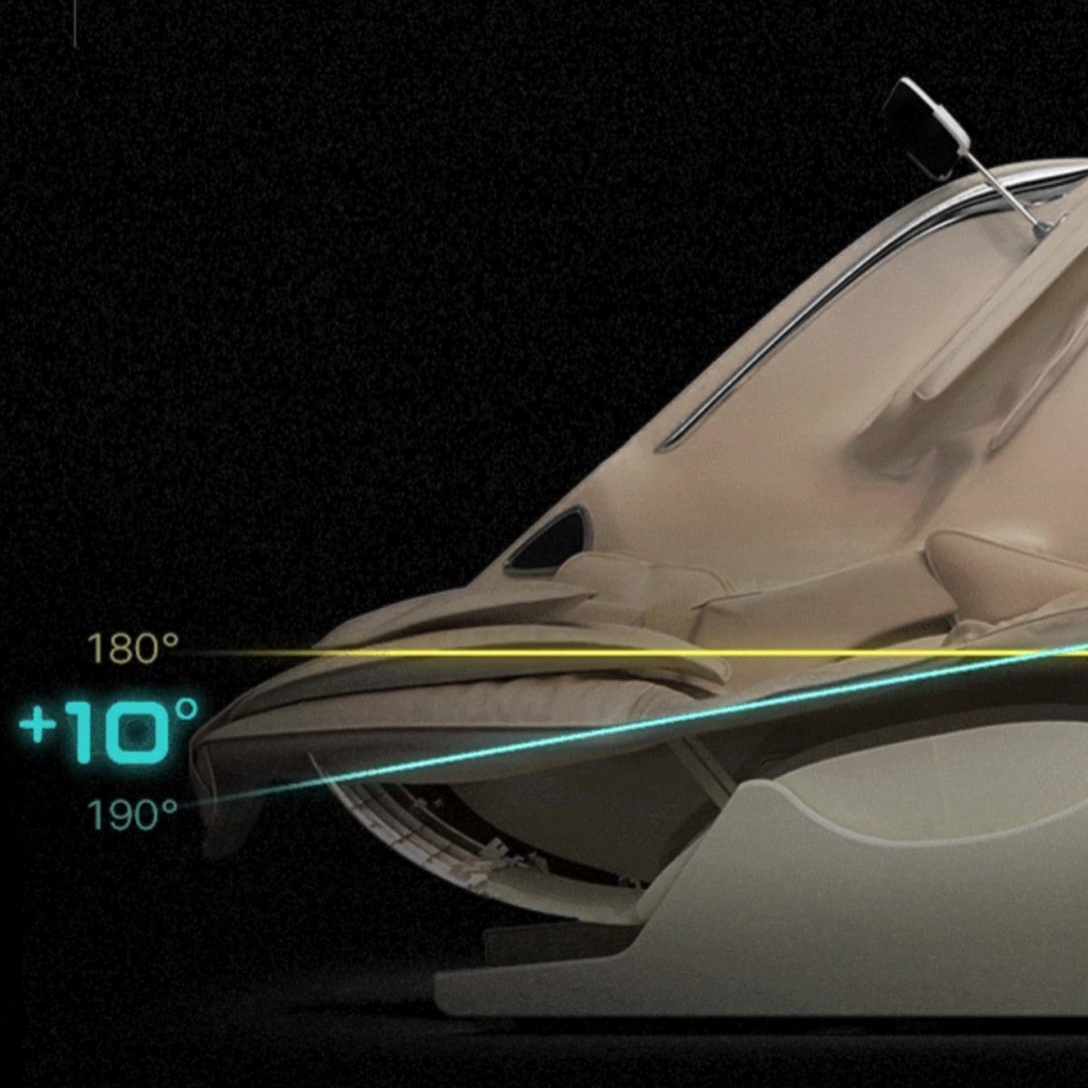 Beyond 121°, 146°, and 165° — Floridian Brand leads the industry with the groundbreaking 190° Flex-Track recline, delivering the world’s first true inversion therapy in a massage chair.