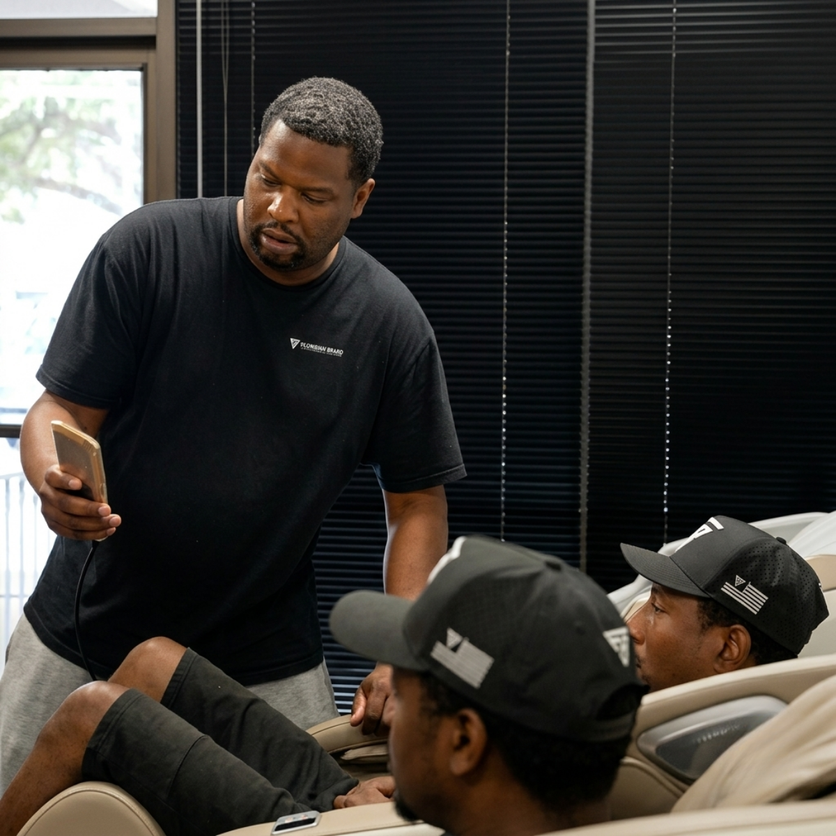 Floridian Brand ONE local warehouse supporting massage chair delivery, rentals, and service operations