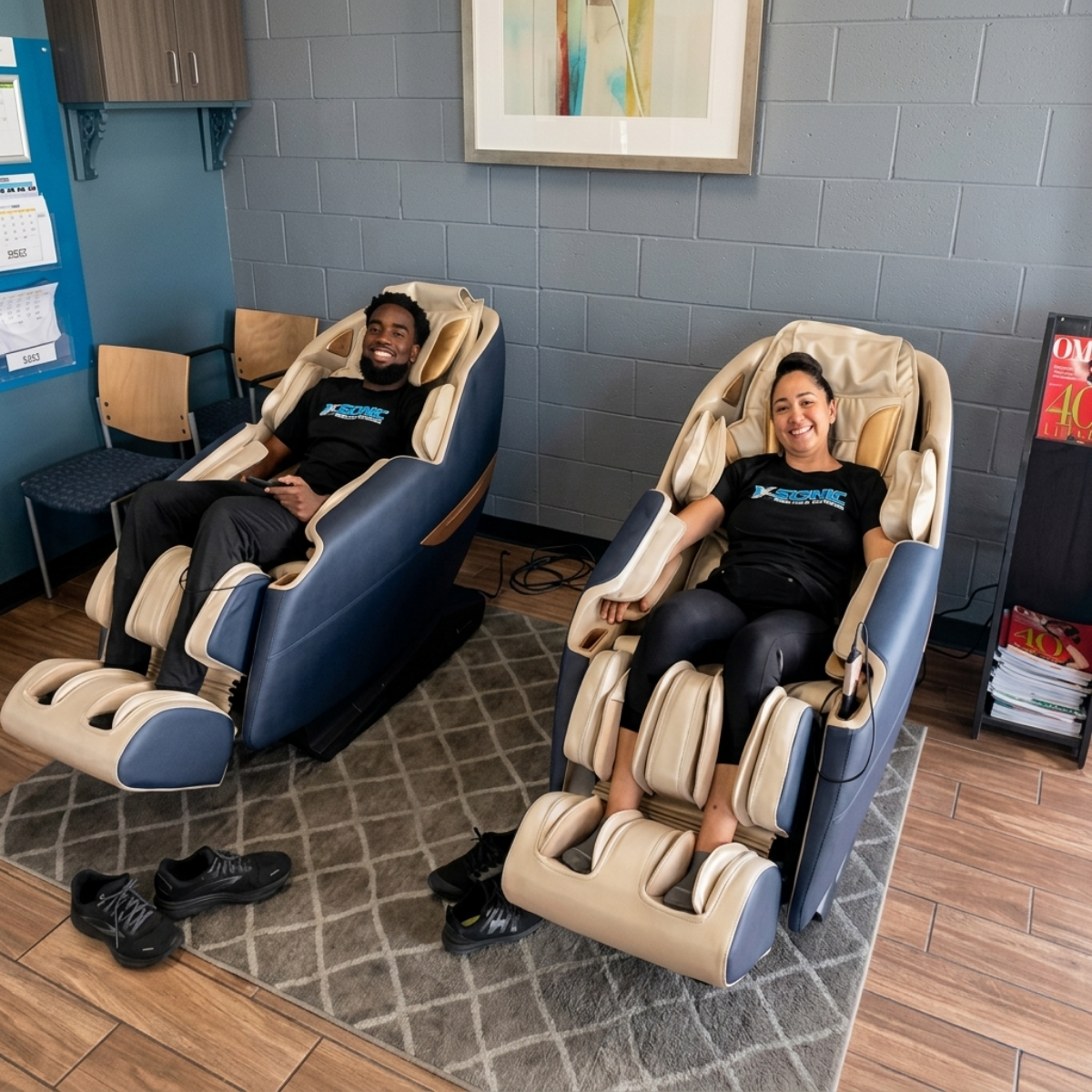 Massage chair service and repair support for gyms and fitness centers