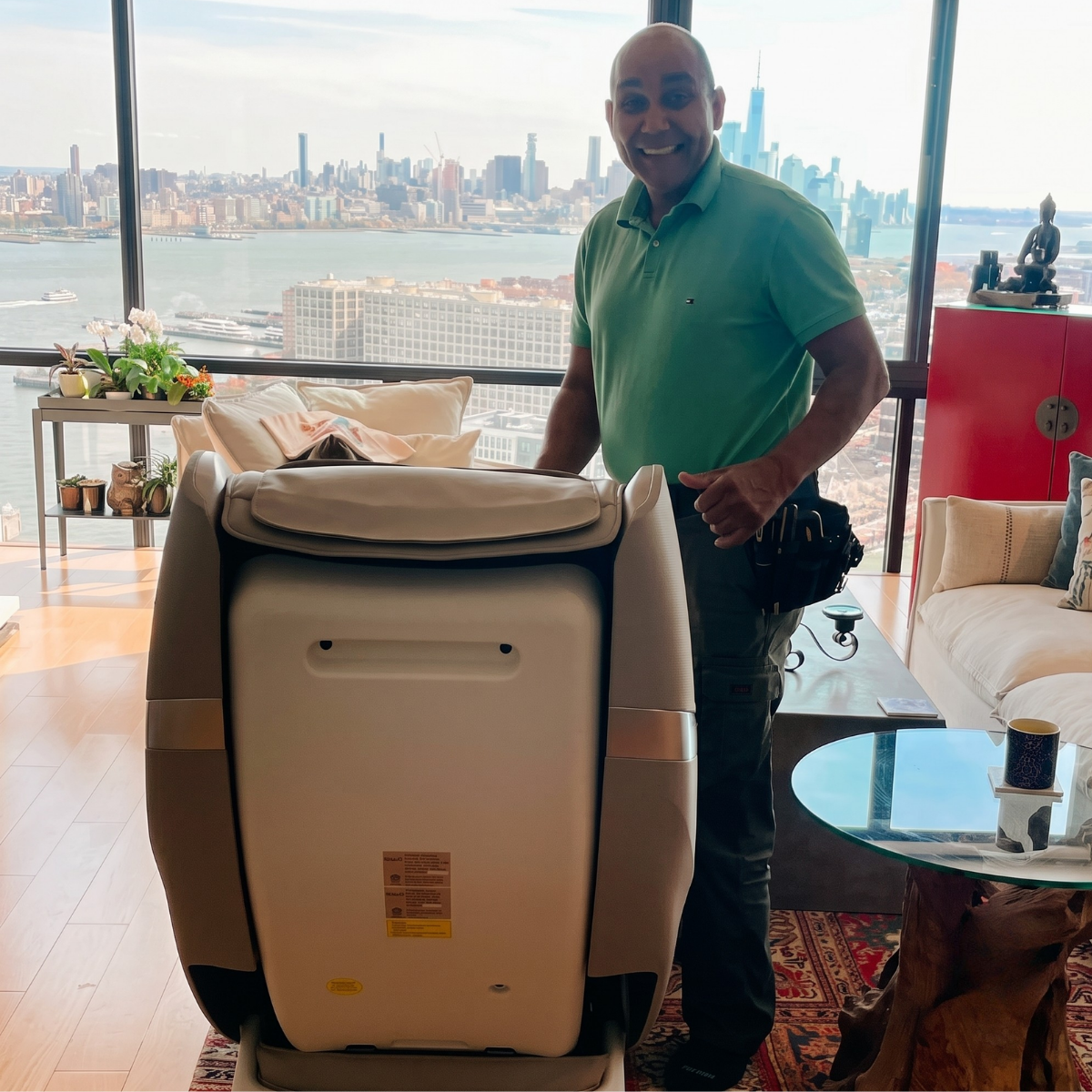 Massage chair service available throughout New Jersey and the New York metro area