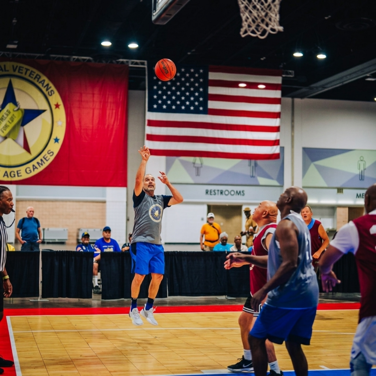 Floridian Brand USA supporting community wellness during the 2026 National Veterans Golden Age Games.